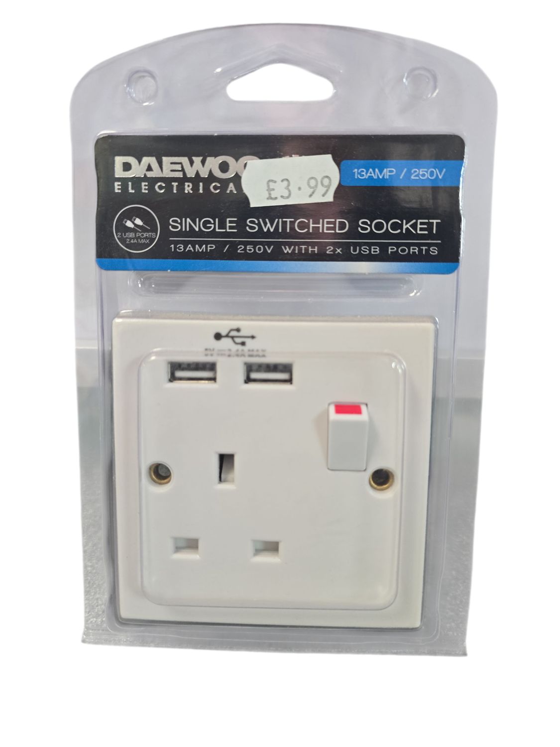 Daewoo Single Switched Socket