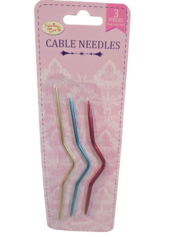 Sewing Box Cable Needles 3piece
