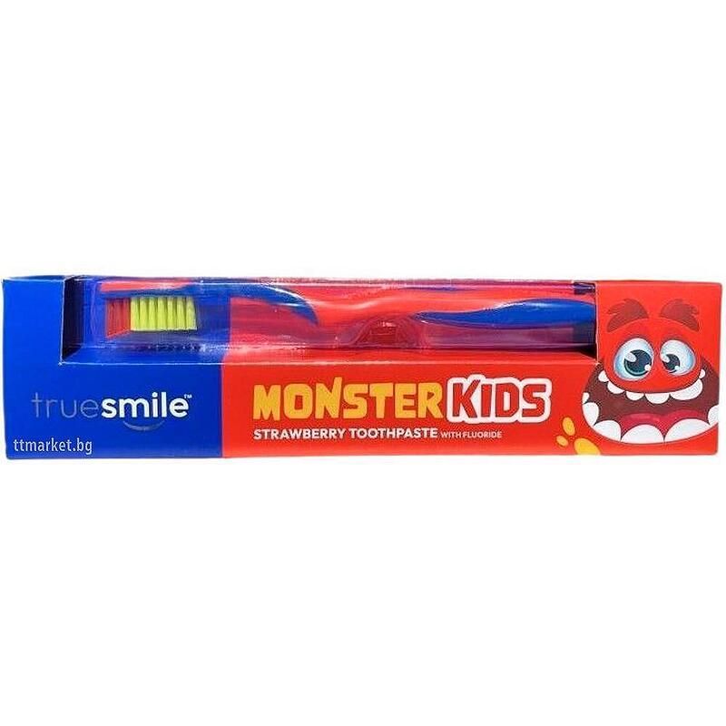 True smile Monster Kids Toothpaste & Brush