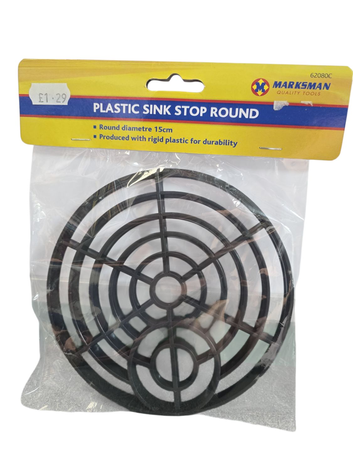 Marksman Plastic Sink Stop Round