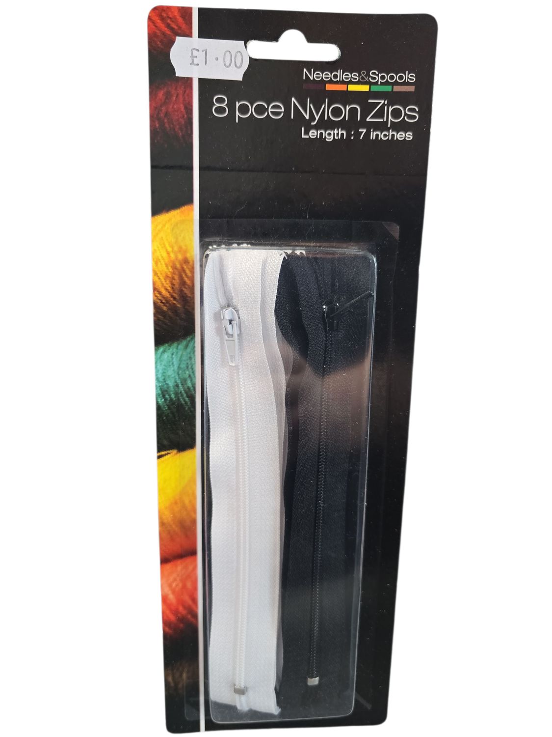 Needles & Spools 8 Pce Nylan Zip