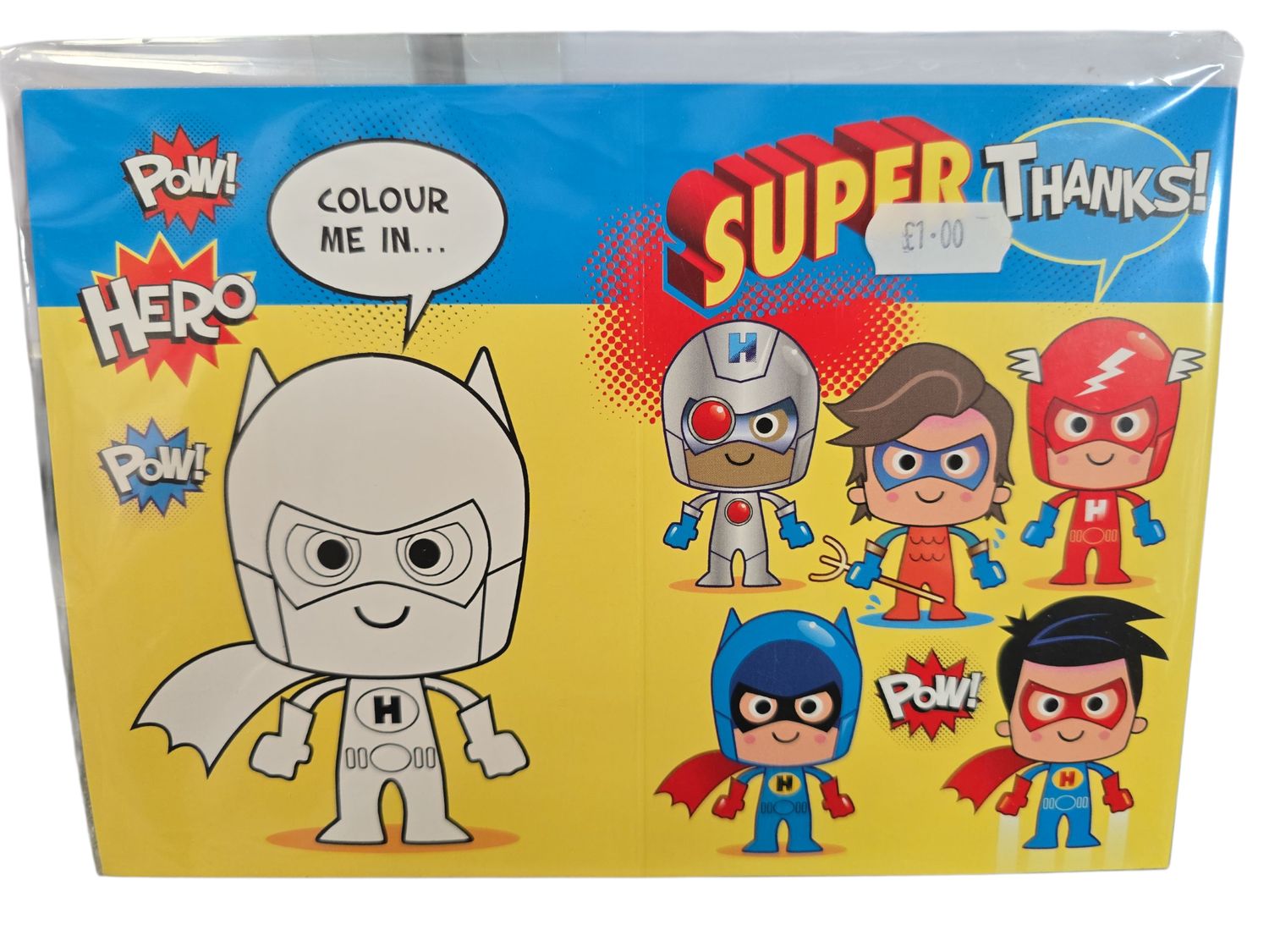 Hero Party Invitations 20pk