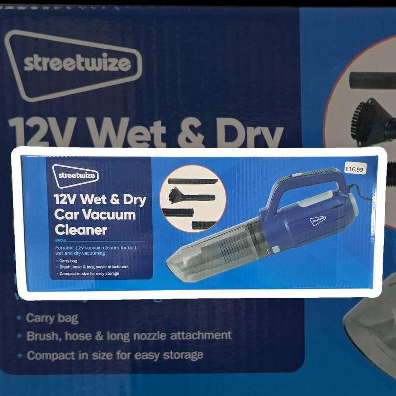 Streewize 12V Wet & Dry Car Vacuum Cleaner