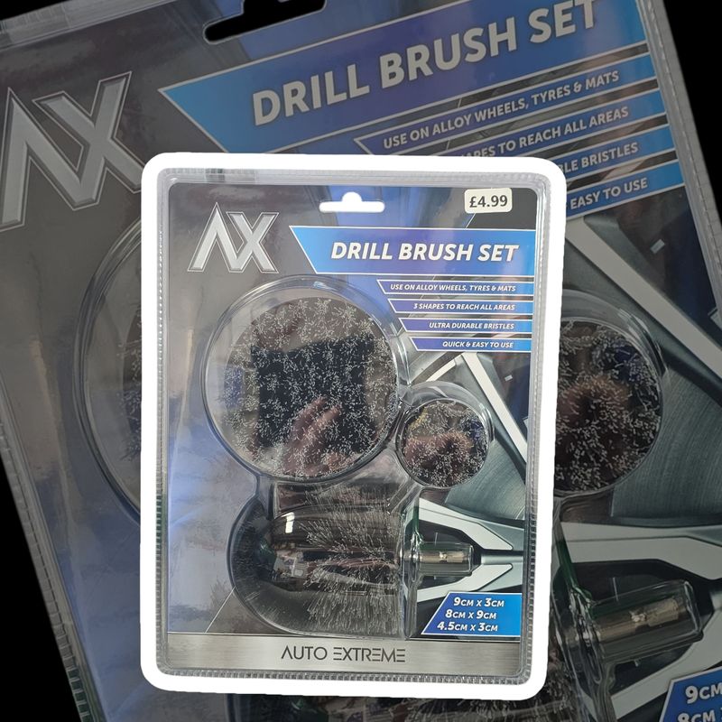 Auto Extreme AX Drill Brush Set