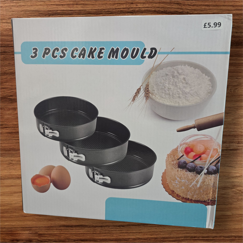 3 Pce Cake Mould