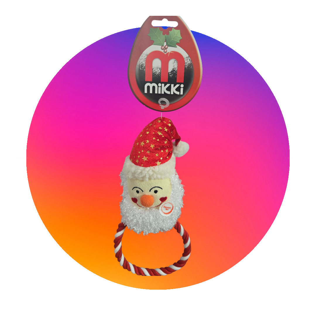 Mikki Dog Toy Santa