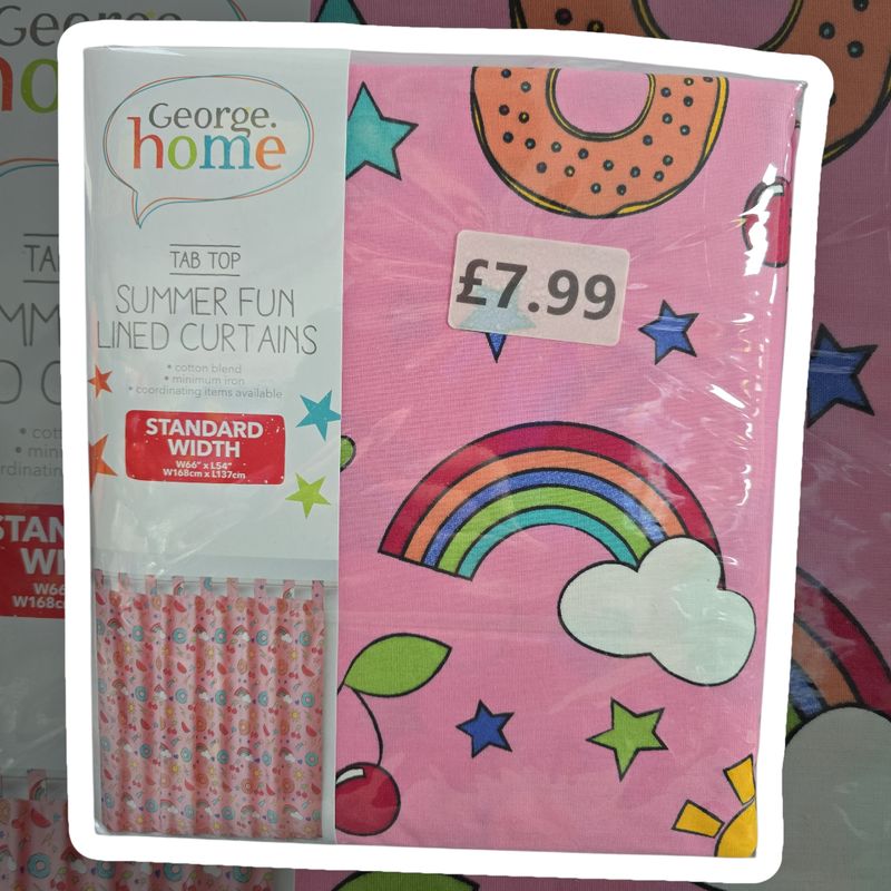 Summer Fun Lined Curtains