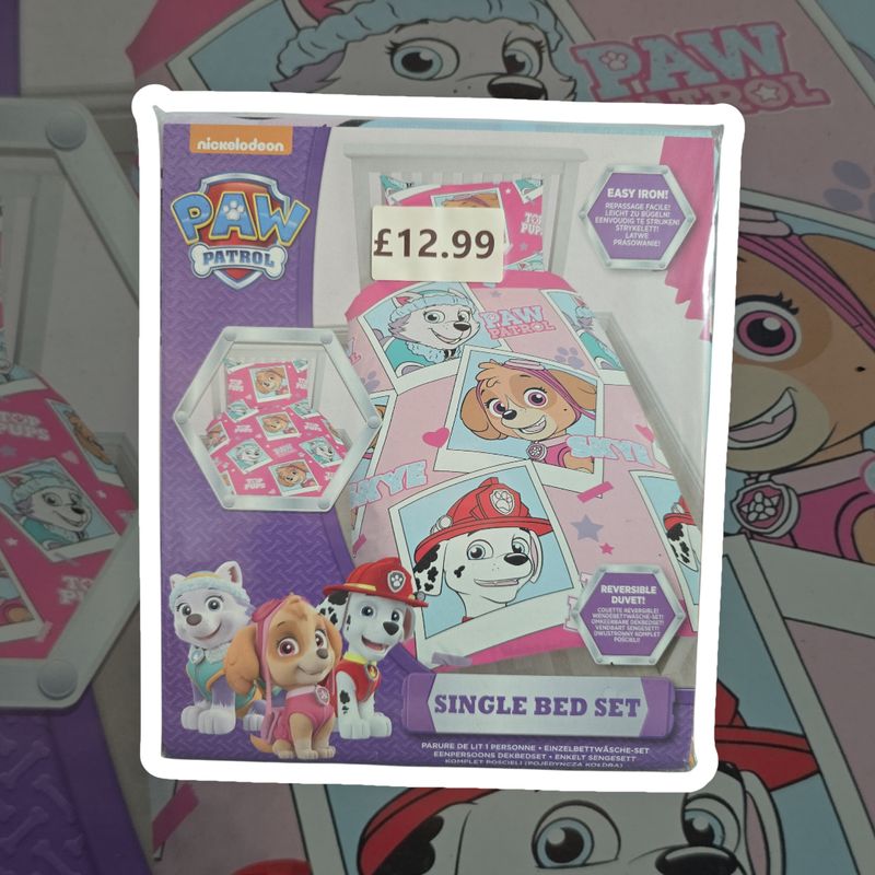 Paw Patrol Single Duvet Set