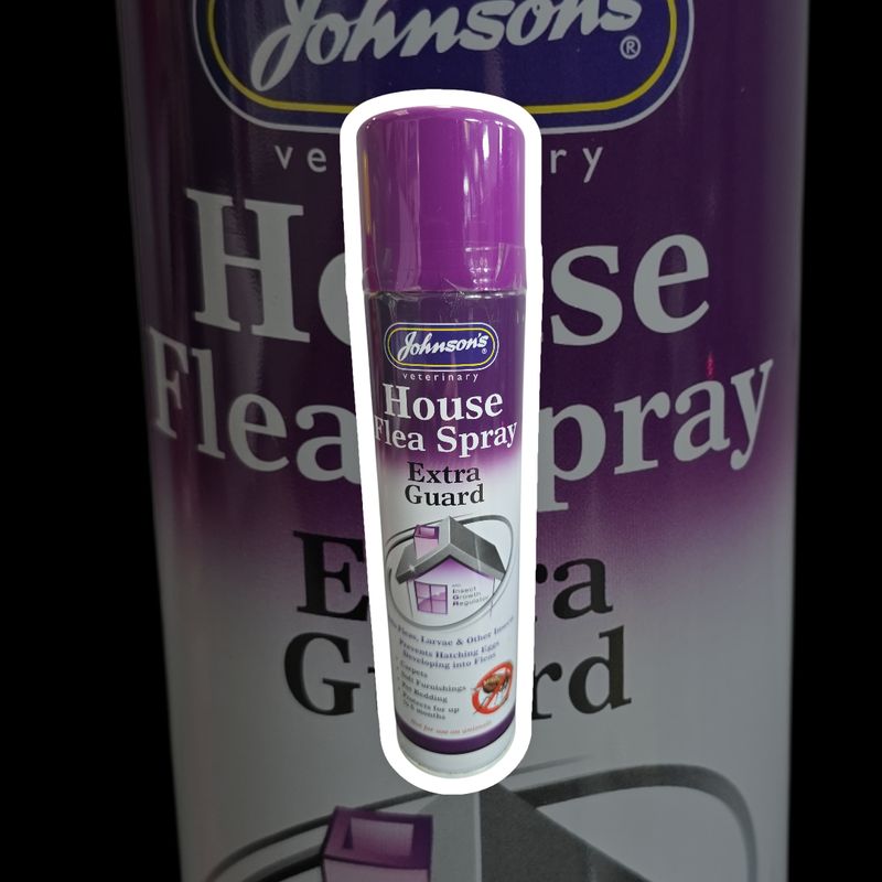 Johnsons Veterinary House Flea Spray Extra Guard 400ml