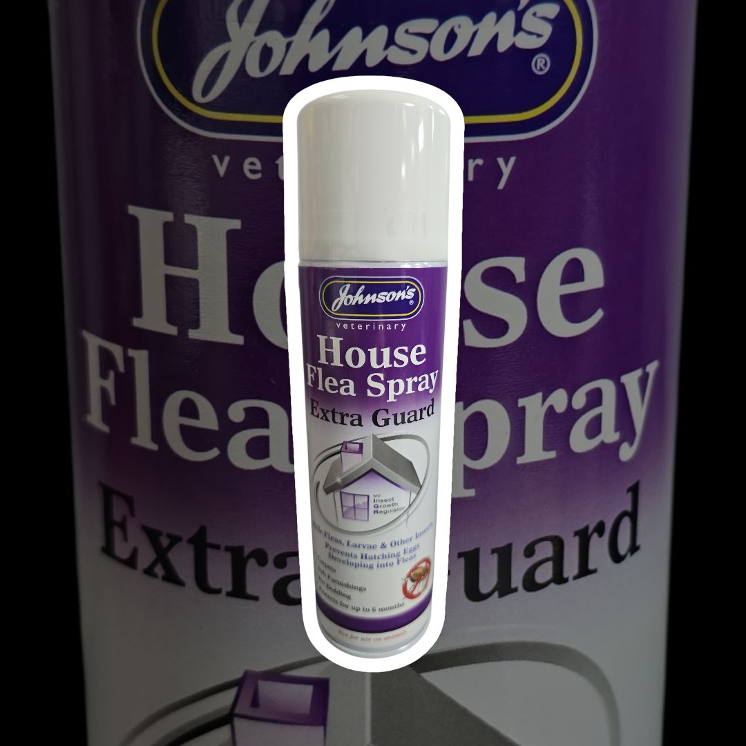 Johnsons Veterinary House Flea Spray Extra Guard 250ml