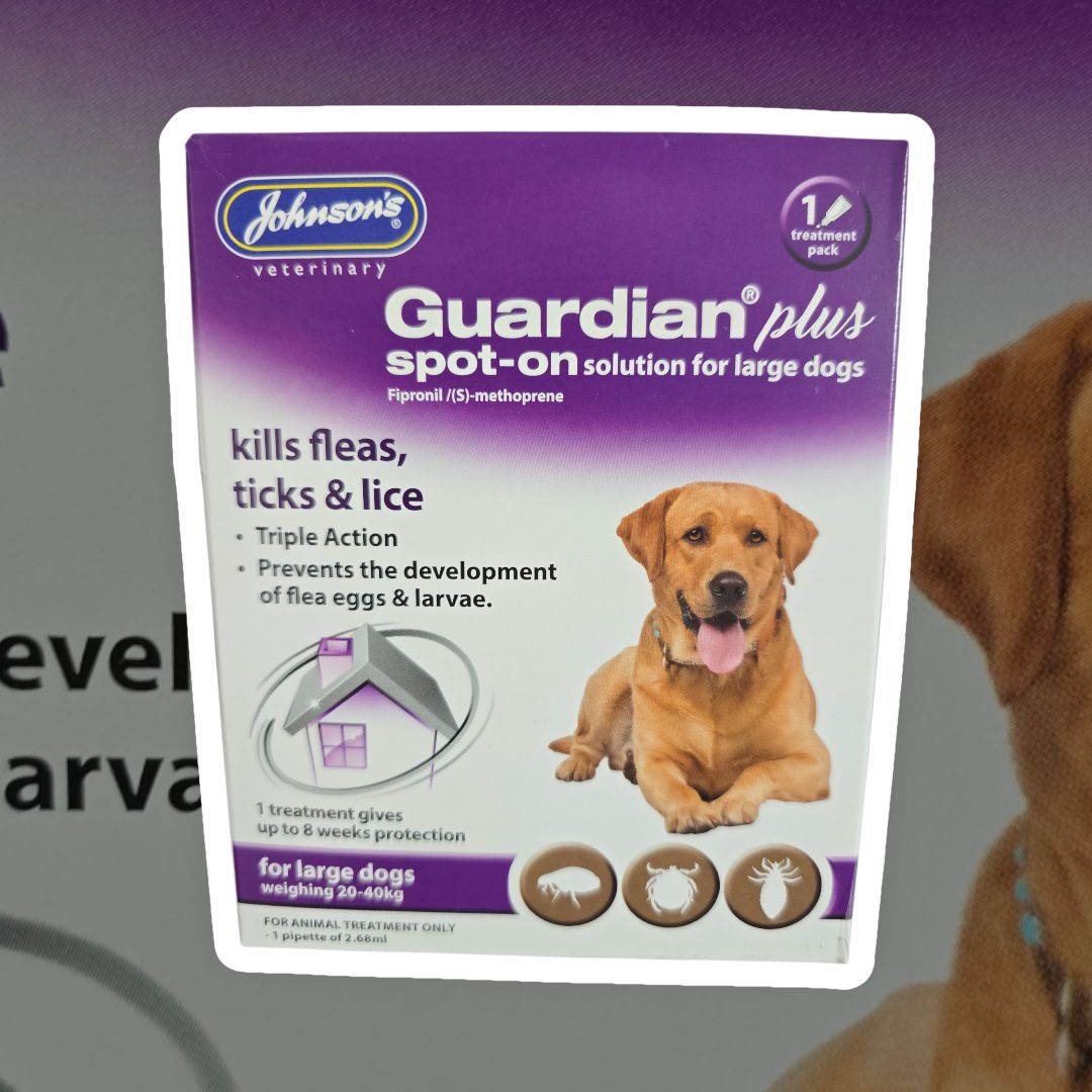 Johnsons Veterinary Guardian Plus Spot On Large Dog