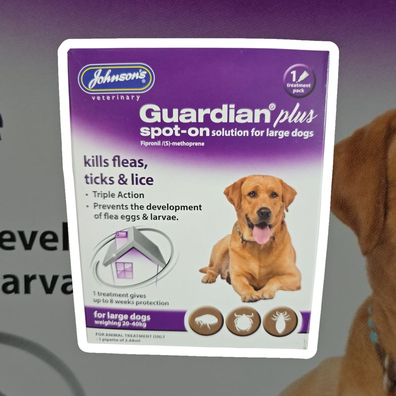 Johnsons Veterinary Guardian Plus Spot On Large Dog