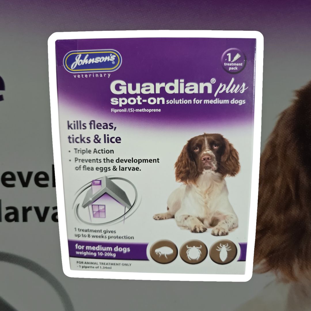 Johnsons Veterinary Guardian Plus Spot On Medium Dog