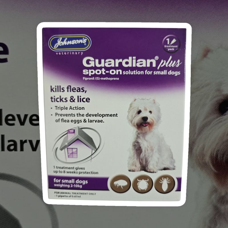 Johnsons Veterinary Guardian Plus Spot On Small Dog