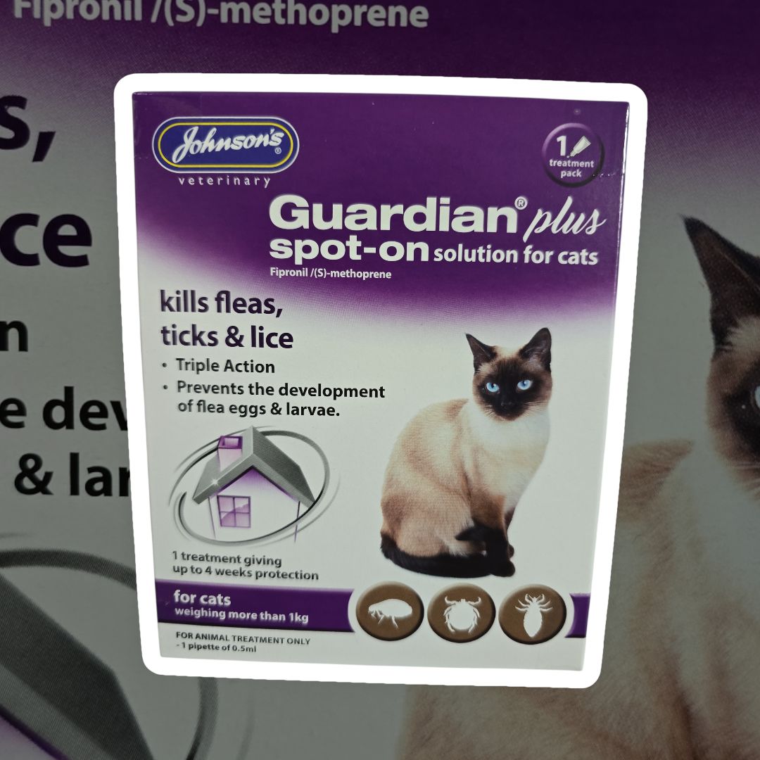 Johnsons Veterinary Guardian Plus Spot On Cat