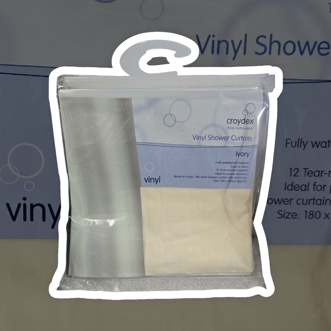 Croydex Shower Curtain 180x180cm Approx