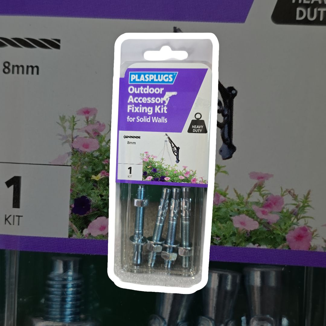 PlasPlug Blue fixing & Screws 20pk