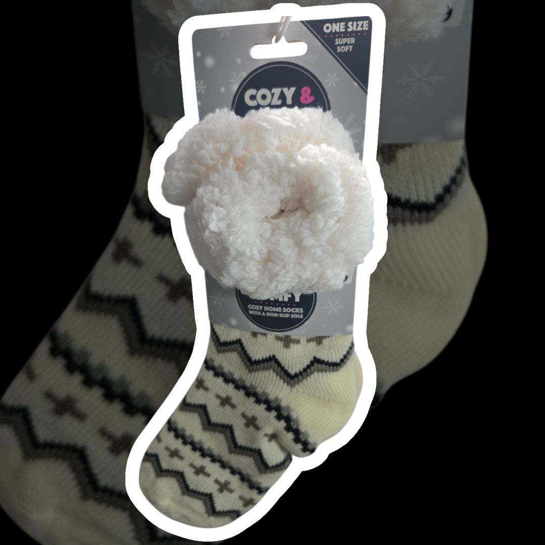 Cozy & Comfy Super Soft Socks with Non-Slip Sole