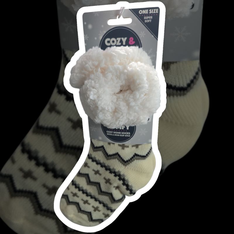 Cozy & Comfy Super Soft Socks with Non-Slip Sole
