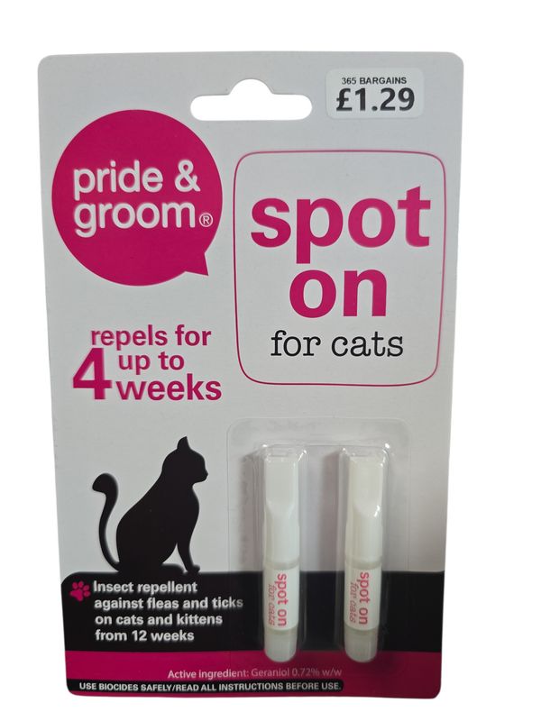 Pride & Groom Spot On For Cats