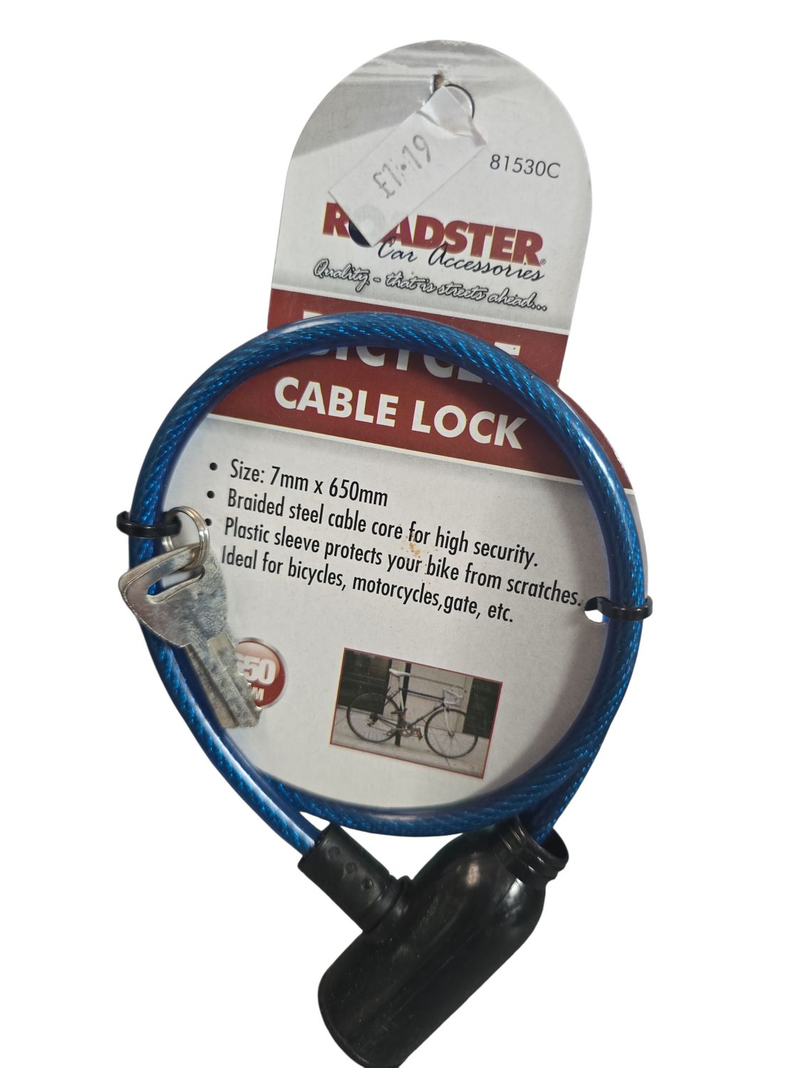 Roadster Bicycle Cable Lock