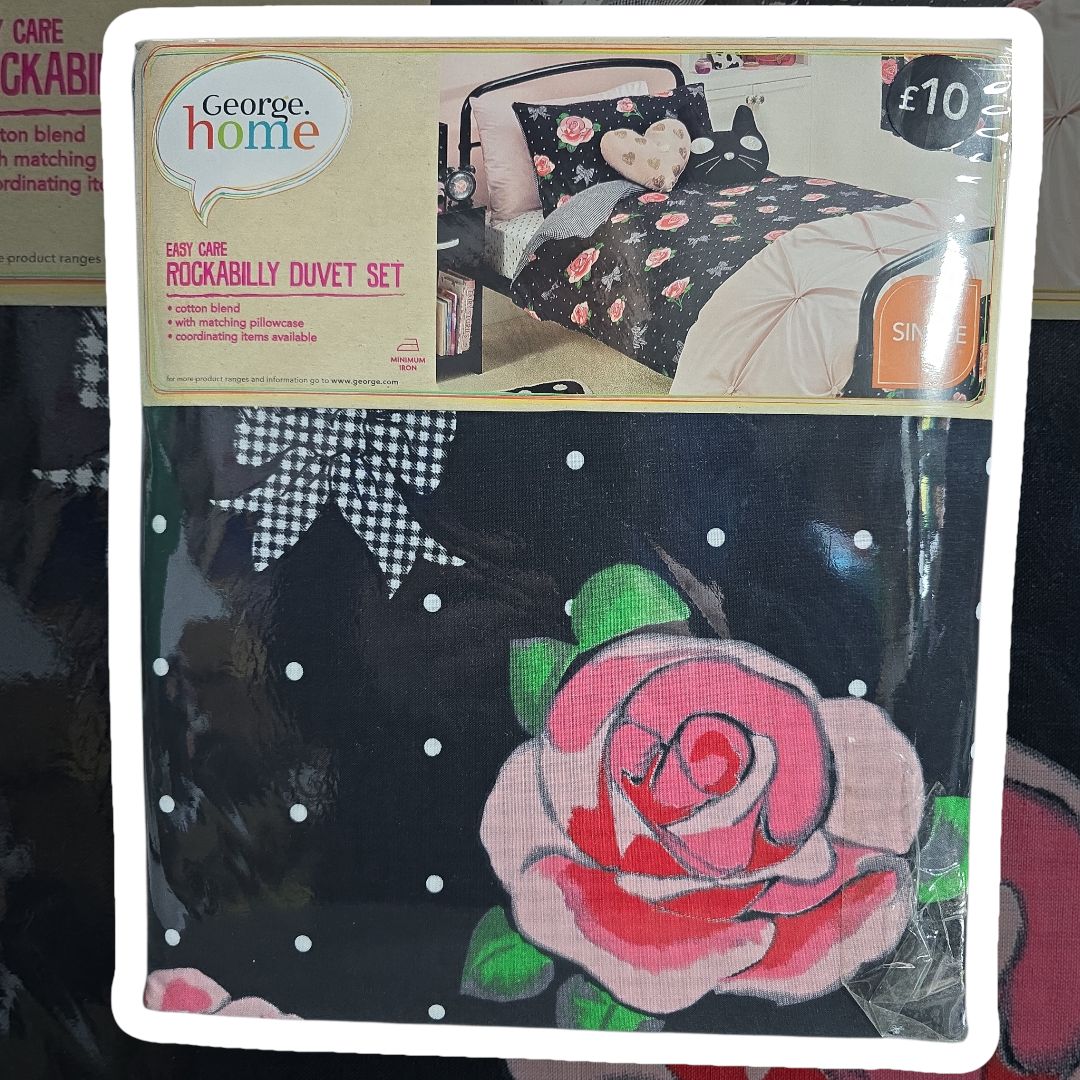 Rockabilly Duvet Set Single