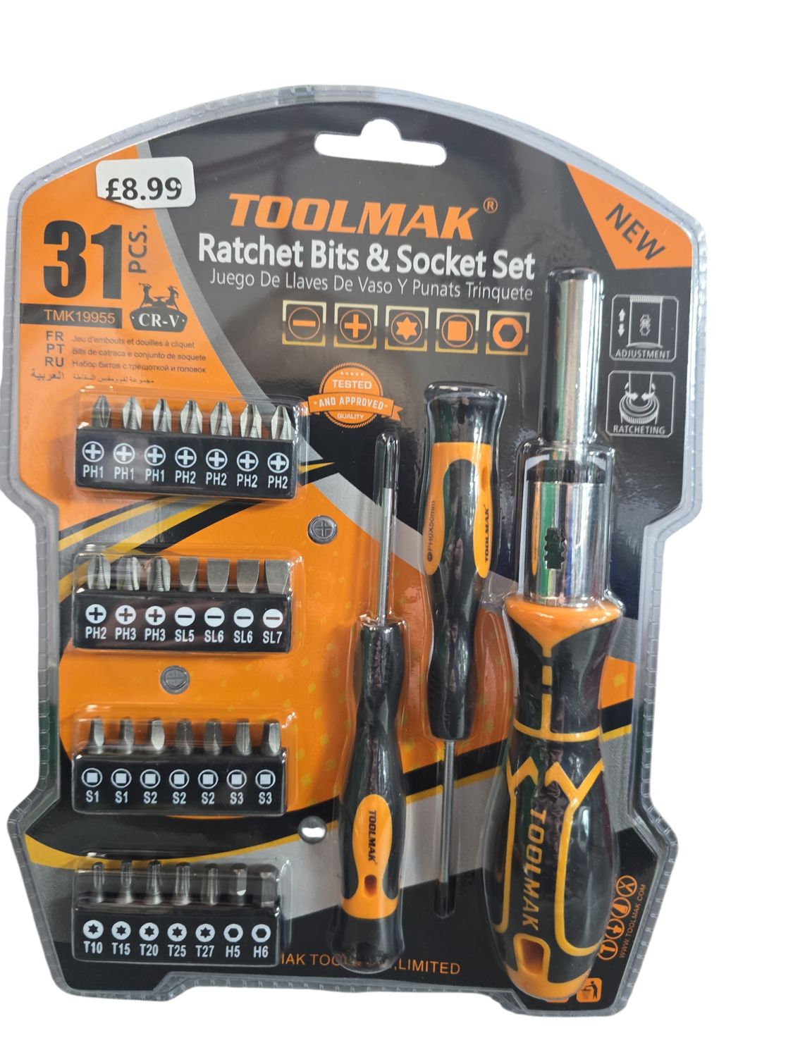TookMak Ratchet Bits & Socket Set
