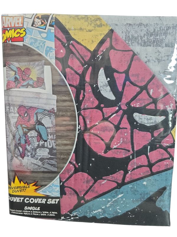 Marvel Comics Spider Man Single Duvet