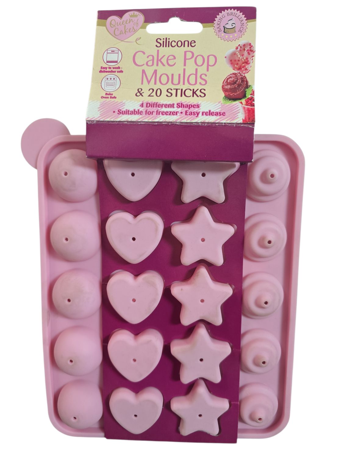 Queen Of Cakes Silicone Cake Pop Moulds