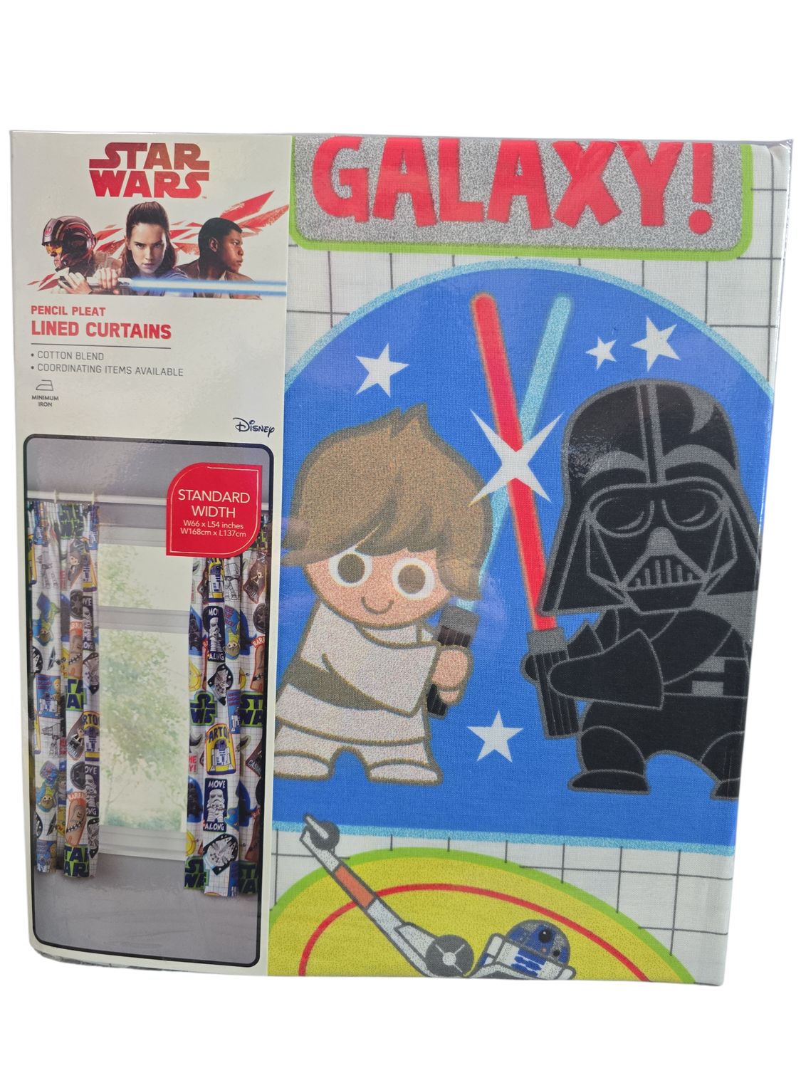 Star Wars Lined Curtains