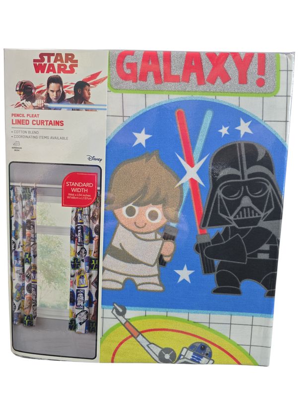 Star Wars Lined Curtains