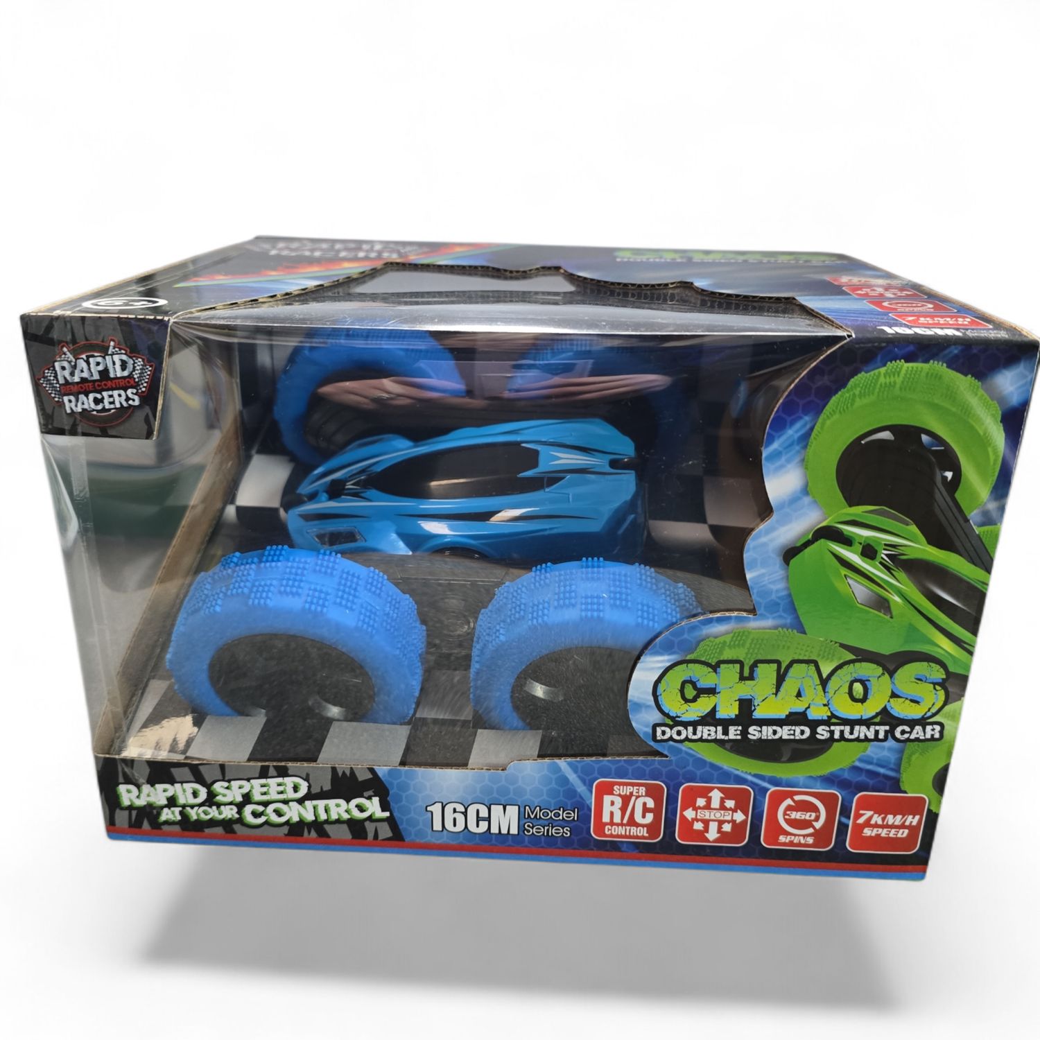 Chaos Rapid Racers Double Sided Stunt Car