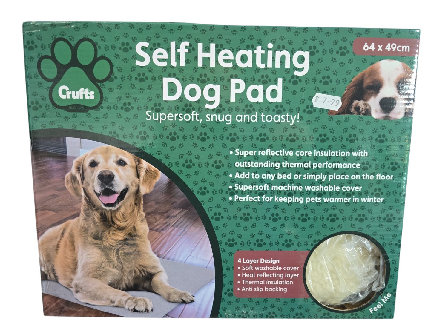 Crufts Self Heating Dog Pad