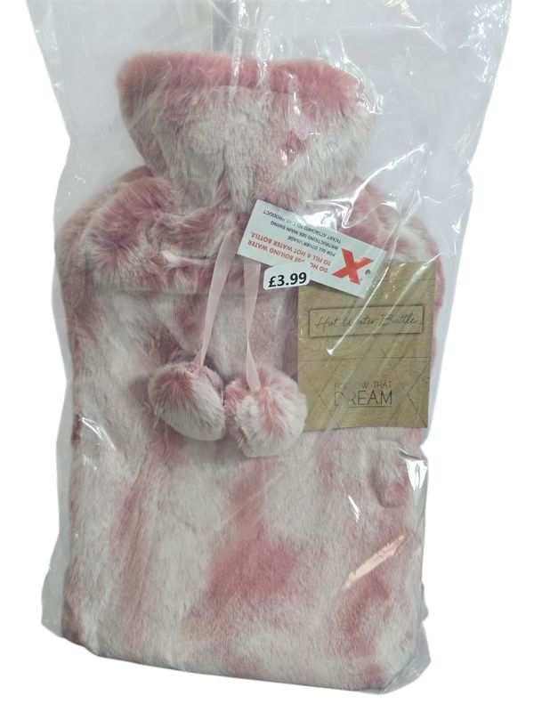 Hot water bottle With Fleece Cover