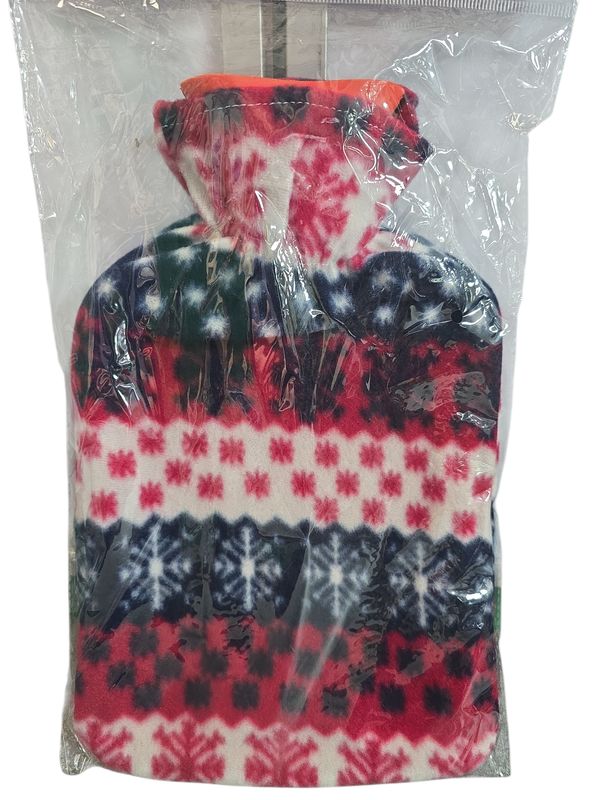 2L Hot Water bottle With Fleece Cover