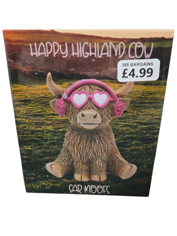 Happy Highland Cow Ear Moofs