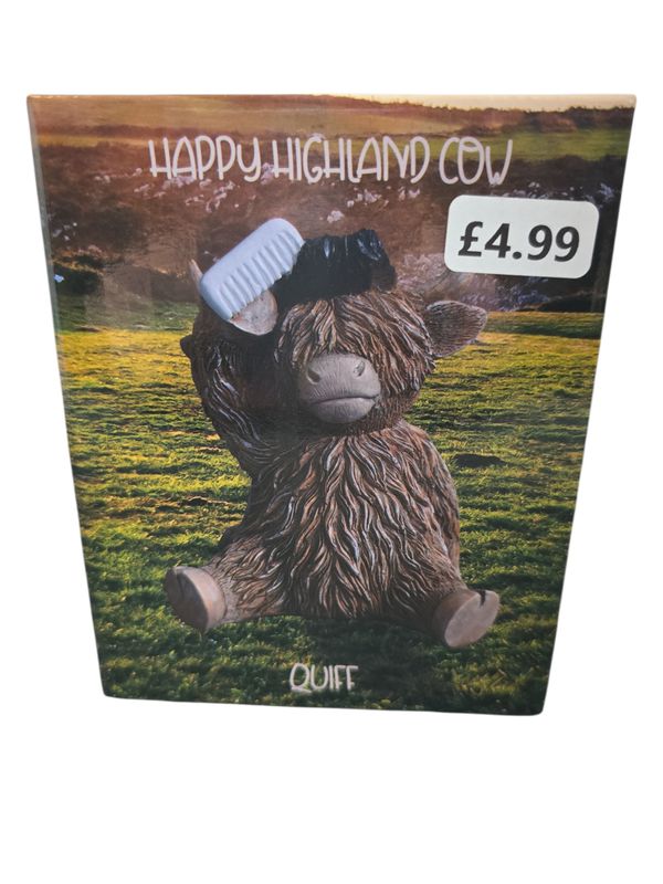 Happy Highland Cow Quiff