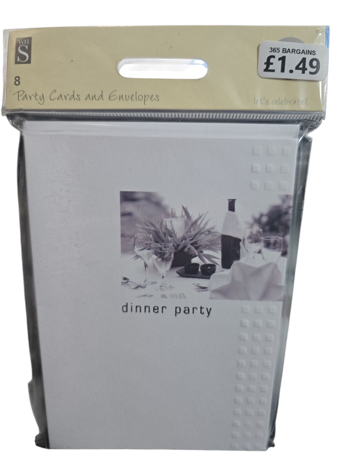 Dinner Party Cards & Envelopes 8pk