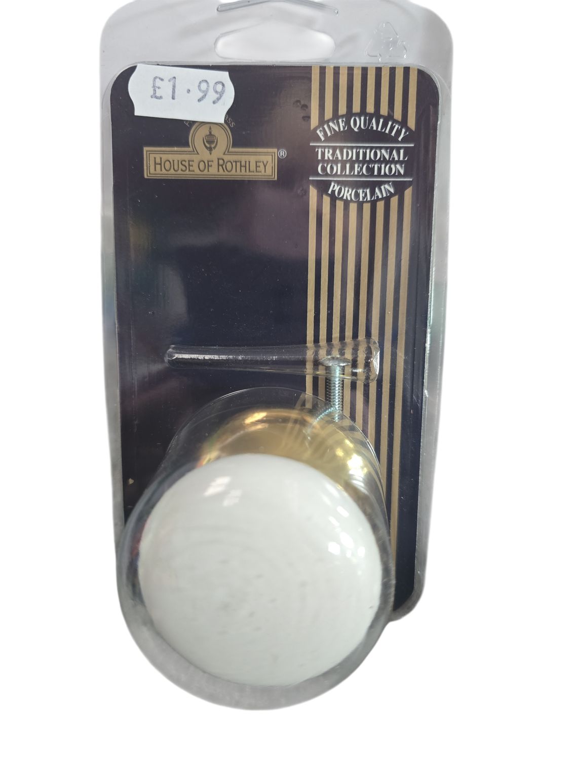 Traditional Porcelain Wardrobe Knob