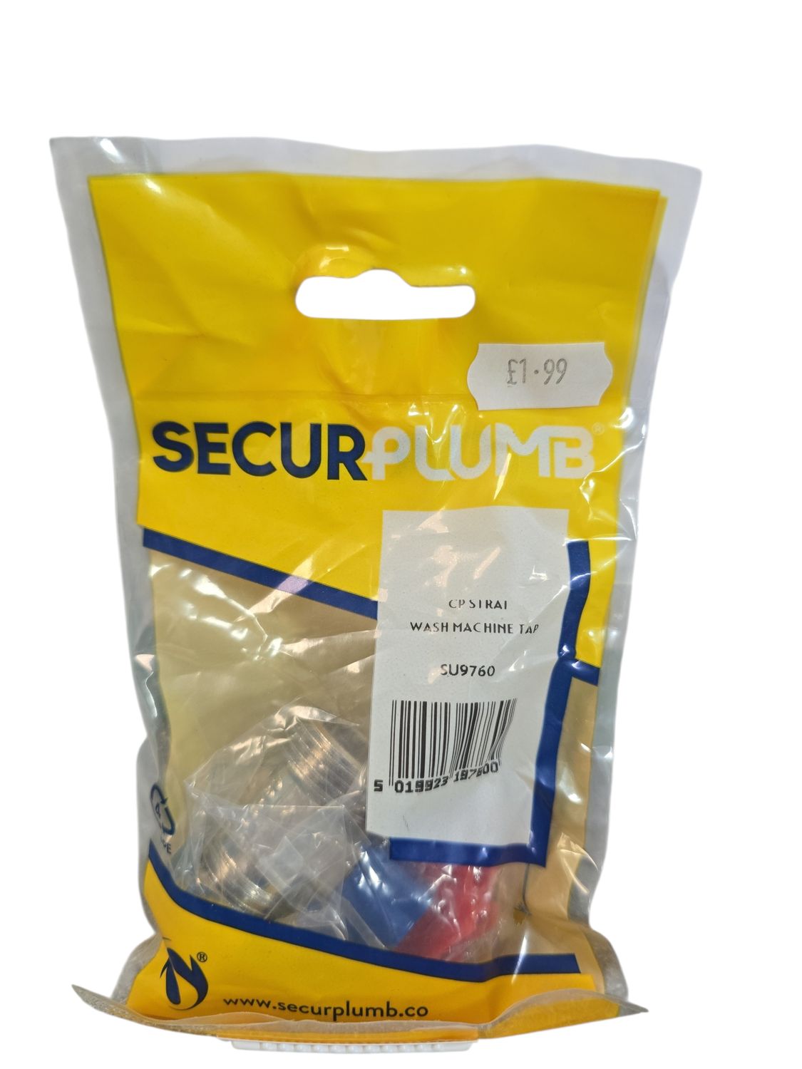 SecurPlumb Straight Washing Machine Tap