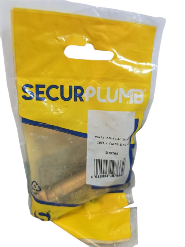 SecurPlumb 15mm Double Check Valve