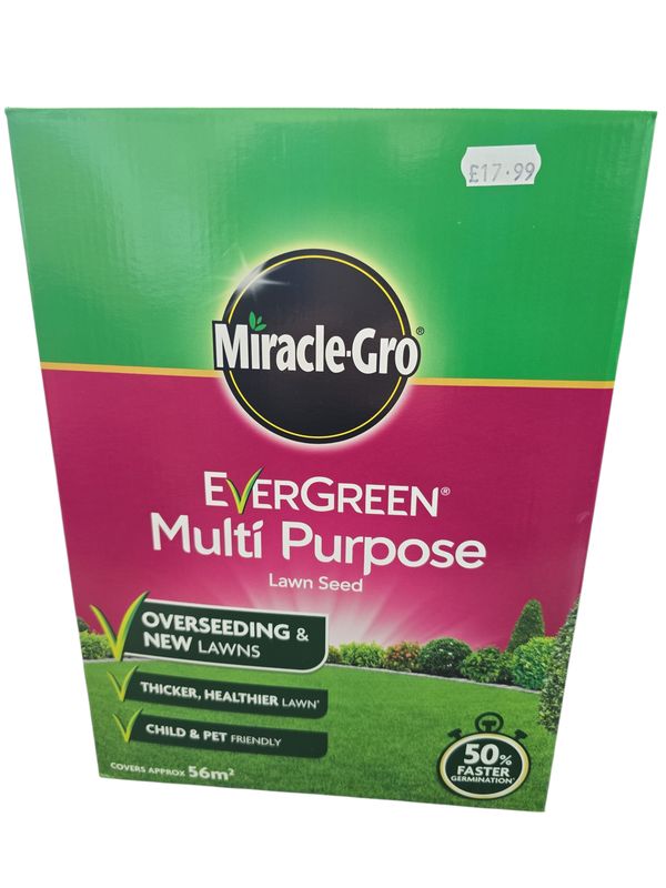 Miracle-Gro Evergreen Multi-purpose Lawn Seed 1.68kg