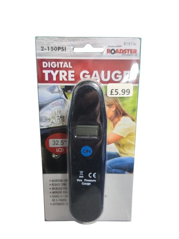 Roadster Digital Tyre Gauge