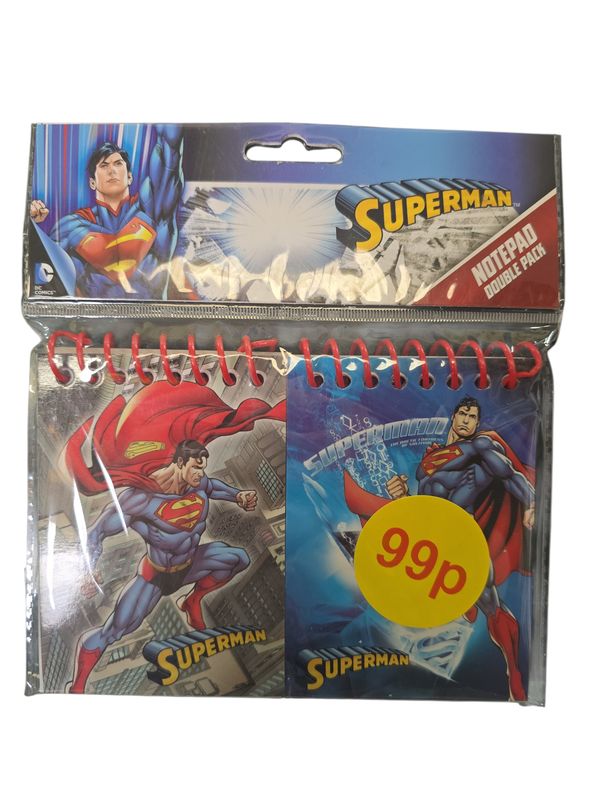 Superman Notepad Double Pack