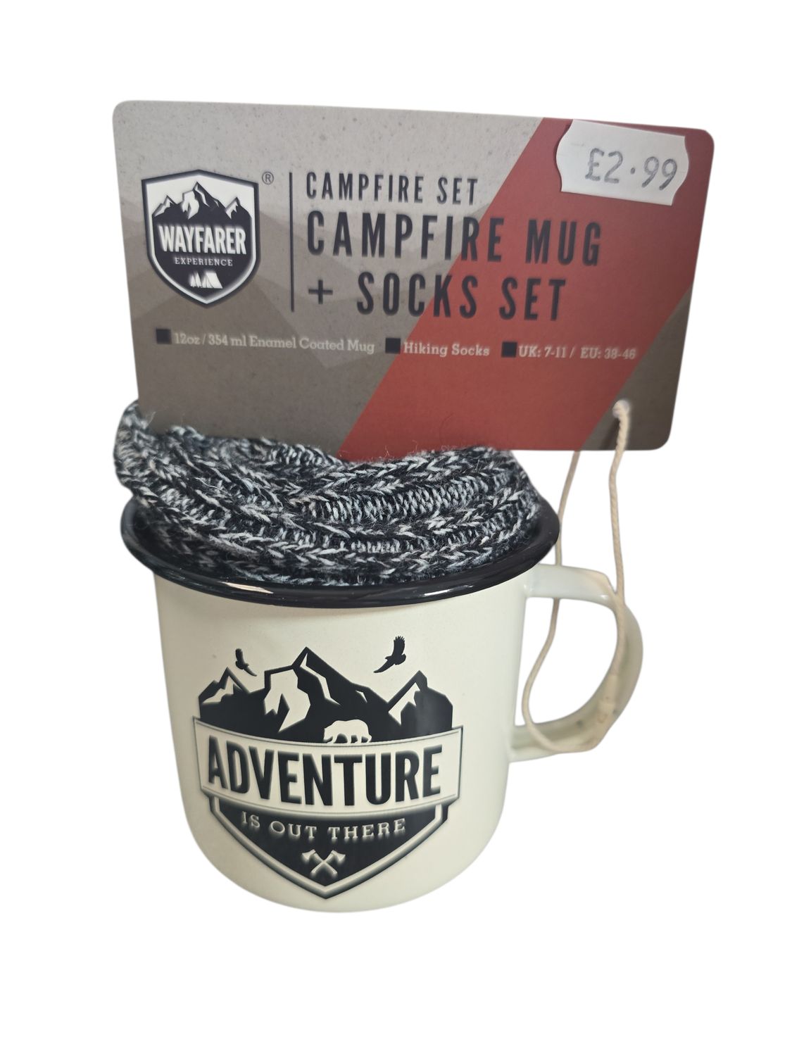 Wayfarer Campfire Mug & Sock Set