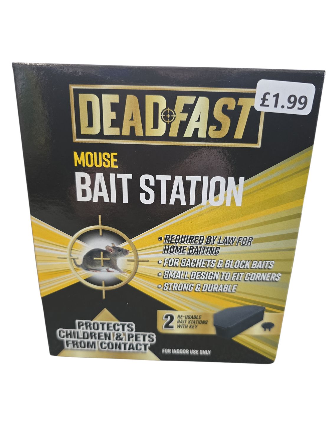 DeadFast Mouse Bait Station 2pk