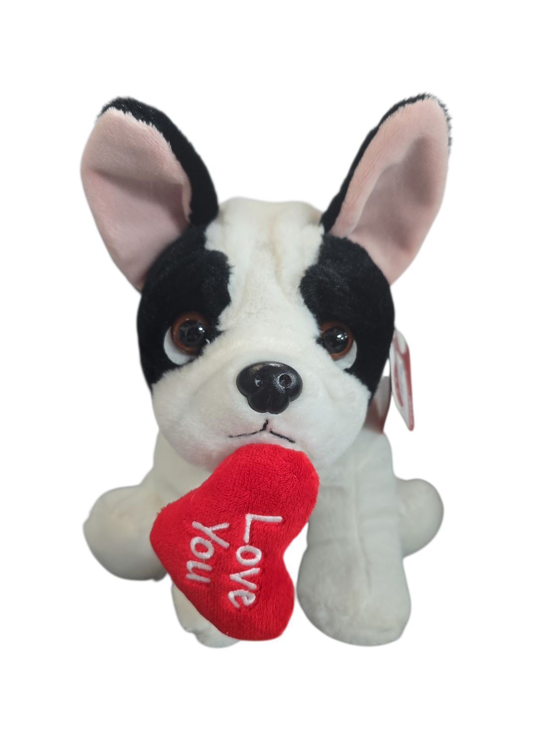 French Bulldog Plush Teddy With Love You Heart