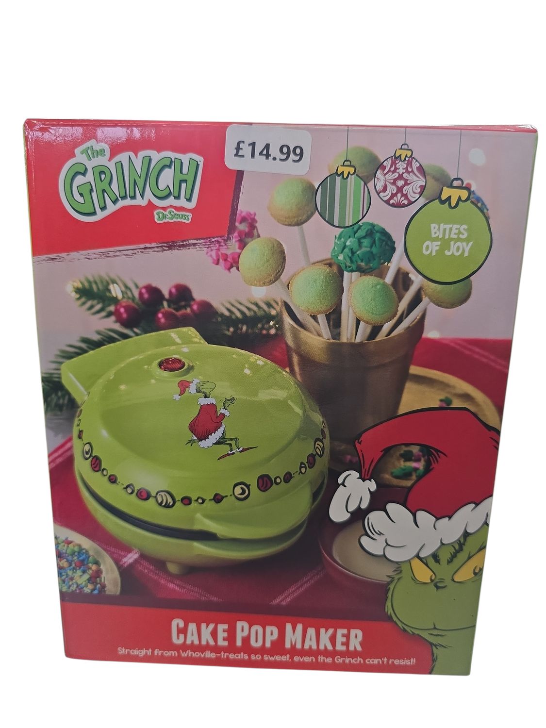 The Grinch cake Pop Maker
