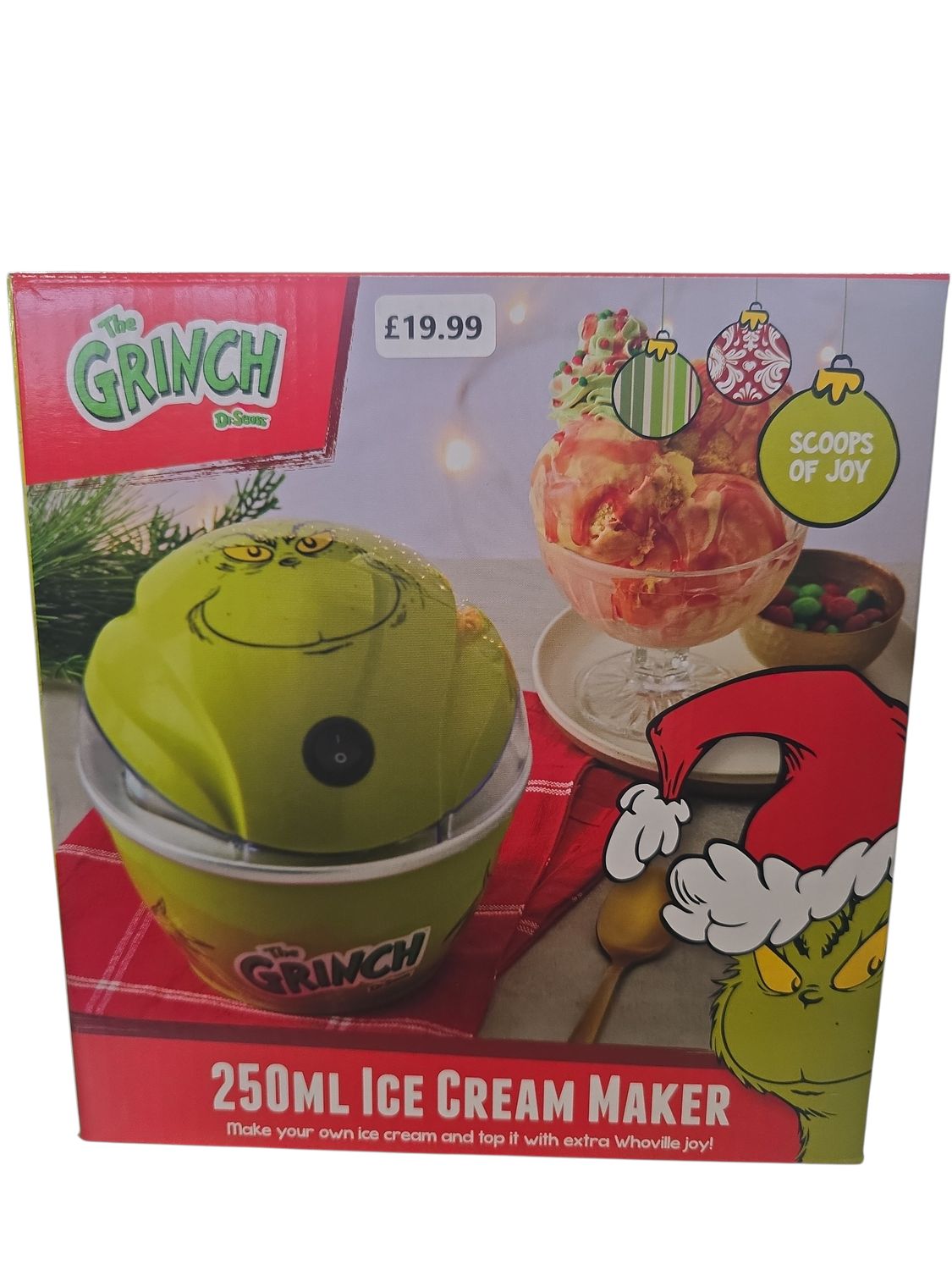 The Grinch 250ml Ice Cream Maker