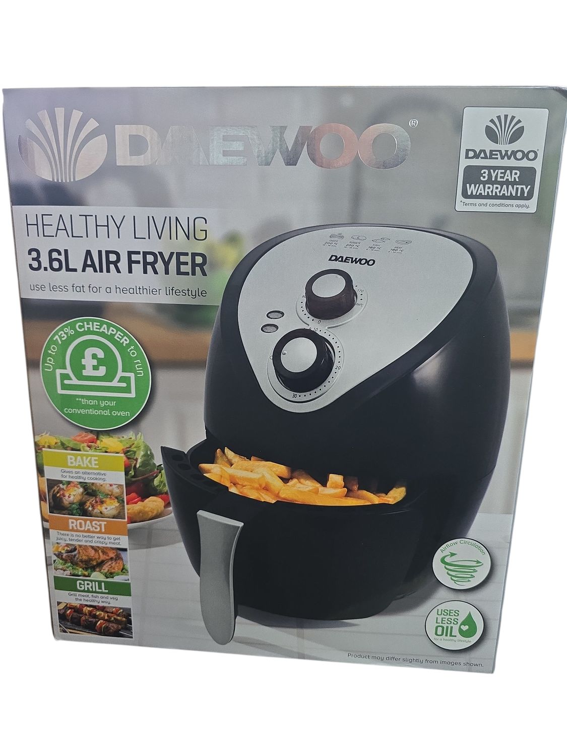 Daewoo 3.6L Air Fryer
